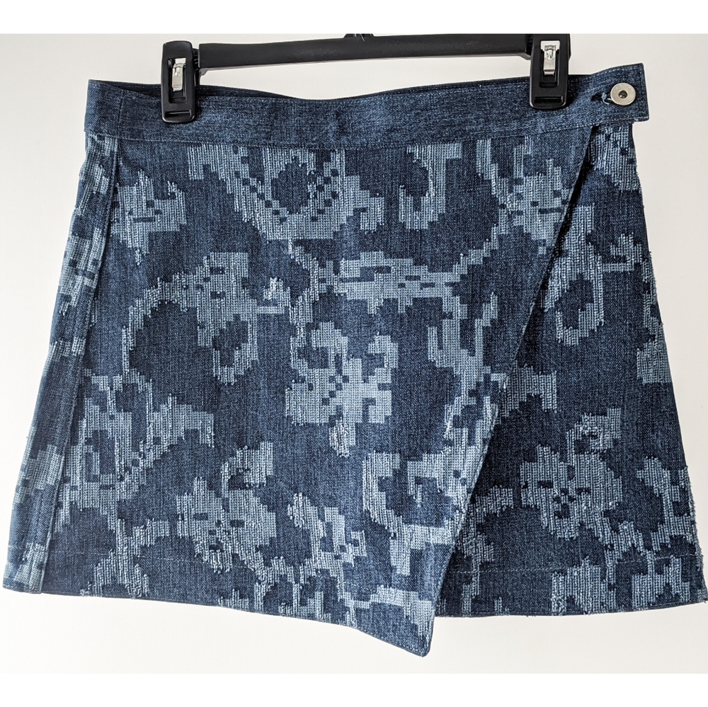 Rag & Bone Denim Marina Wrap Skirt - Picture 3 of 9